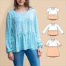 Damen Bluse/Kleid „Marie“ mit lockerer Passform BU 80-116 thumbnail number 1