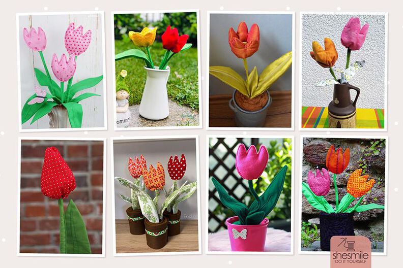 Zimmerpflanze Tulpe (Nähanleitung & Schnittmuster) image number 2