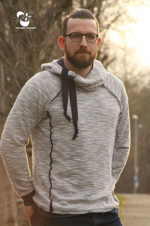 Hoodie Herren - Schnittmuster Gr. XS-4XL  - sein VANCO #22 image number 3