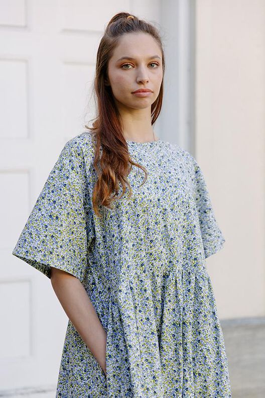 Schnittmuster nach Maß für ein Sommerkleid mit Raffung image number 4