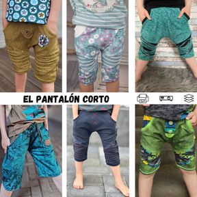 El Pantalón Corto kurze Kinderhose  unisex Gr. 74 - 158 