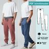 M&auml;nner Jogginghose Gr. XXS-4XL, Schnittmuster m. Ebenen thumbnail number 1