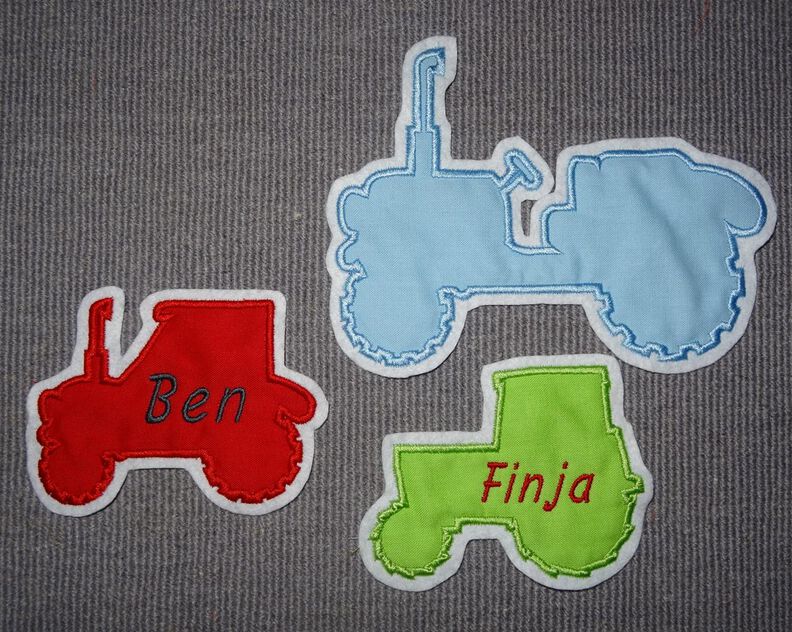 Traktor Button Stickdatei image number 2