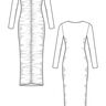 Schnittmuster nach Maß, Midikleid mit Raffung thumbnail number 6
