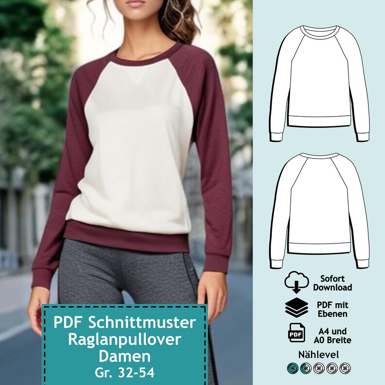 "Familien-Paket" Raglanpullover Herren, Damen und Kinder image number 4