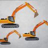 Bagger Stickdatei thumbnail number 4
