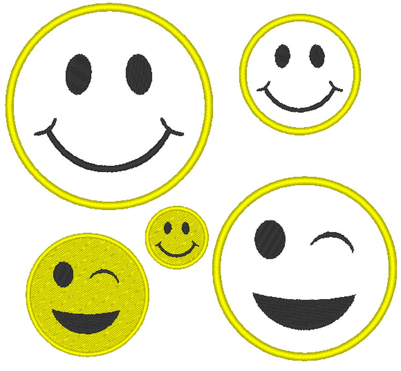 Stickdatei - Smiley image number 6