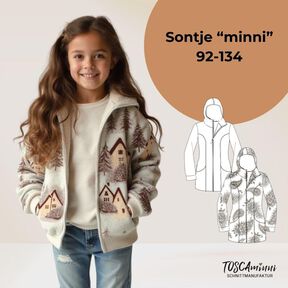 Schnittmuster für Jacke Sontje Gr. 92-134 - Kinderjacke