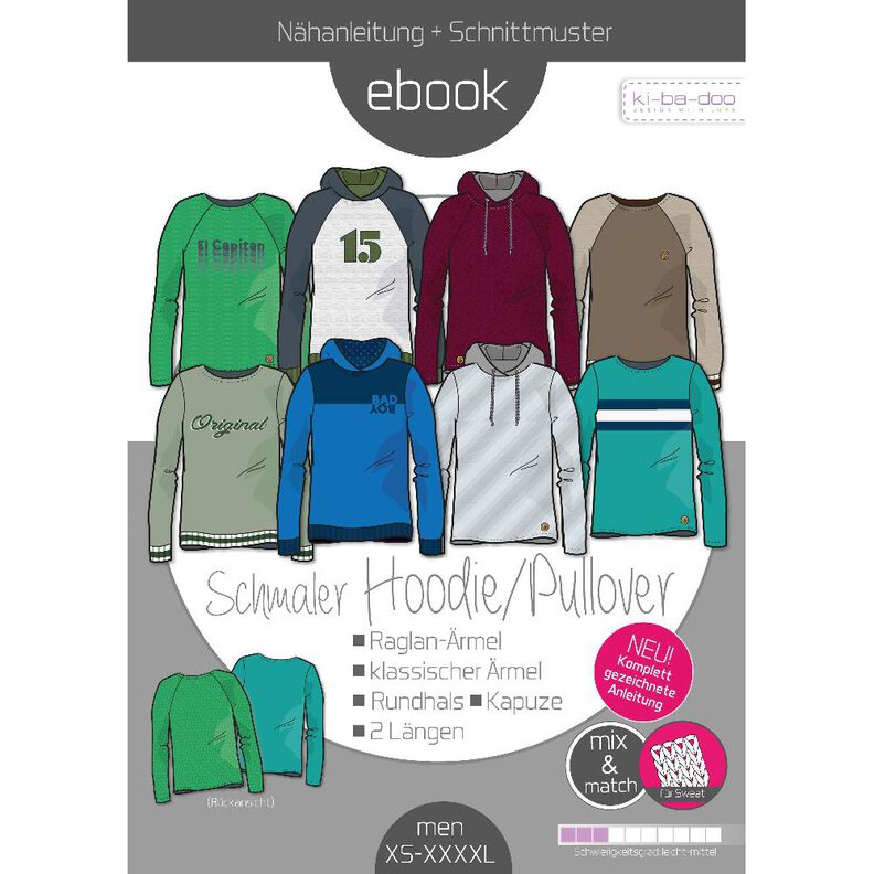 Ebook Mix&Match Hoodie/Pullover Herren Gr. XS - XXXXL image number 1