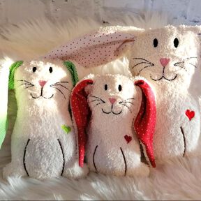 ITH Stickdatei Hase  verschiedene Größen