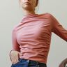 Schnittmuster nach Maß für ein gerafftes Longsleeve Top thumbnail number 4