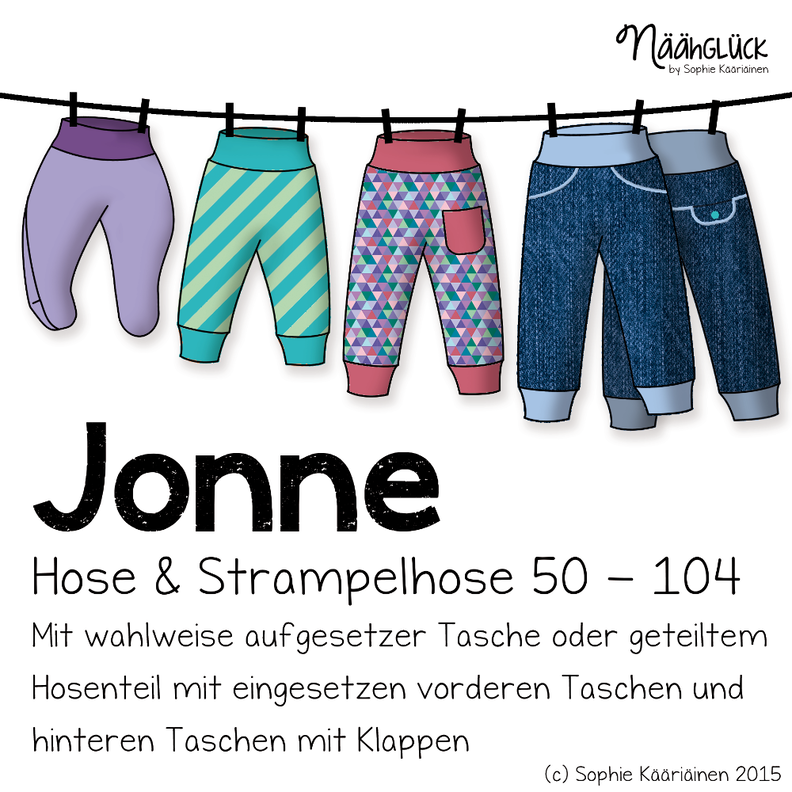 eBook Jonne - Kinder- und Strampelhose Größe 50 - 104 image number 1