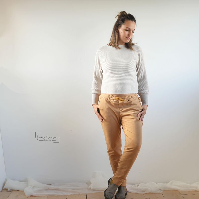 lovely lady chino 34-56 Damenhose Businesshose Joggers image number 4