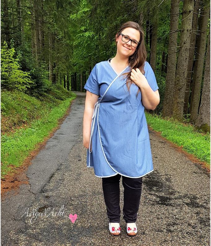 Wickelkleid/Bluse "Uschi" Gr. 32-50 image number 10