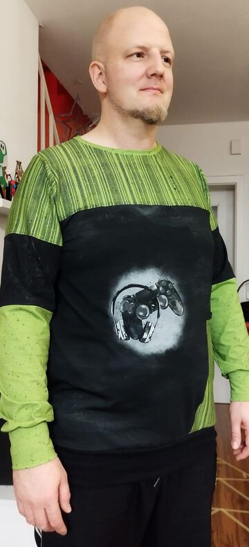 Hoodie Mister Moon Gr. XS - XXXL inkl. A0 image number 4