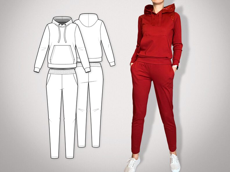 Hoodie & Hose | Loungewear | mit Nähanleitung image number 5