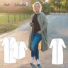 E-Book Oversizebluse „Westerland" Gr. 34-56+ *A4 und A0* thumbnail number 1