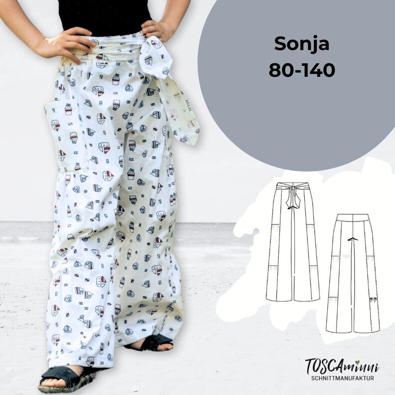 Schnittmuster Kinder Hose Sonja minni | Musselin image number 1