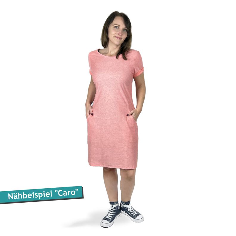 Jerseykleid mit Taschen, Gr. 32-54, Schnittmuster mit Ebenen image number 4