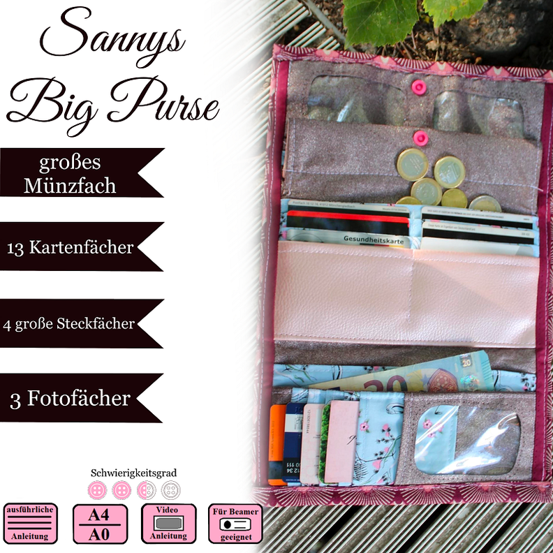 Sannys Big Purse - EBook und Nähanleitung image number 1