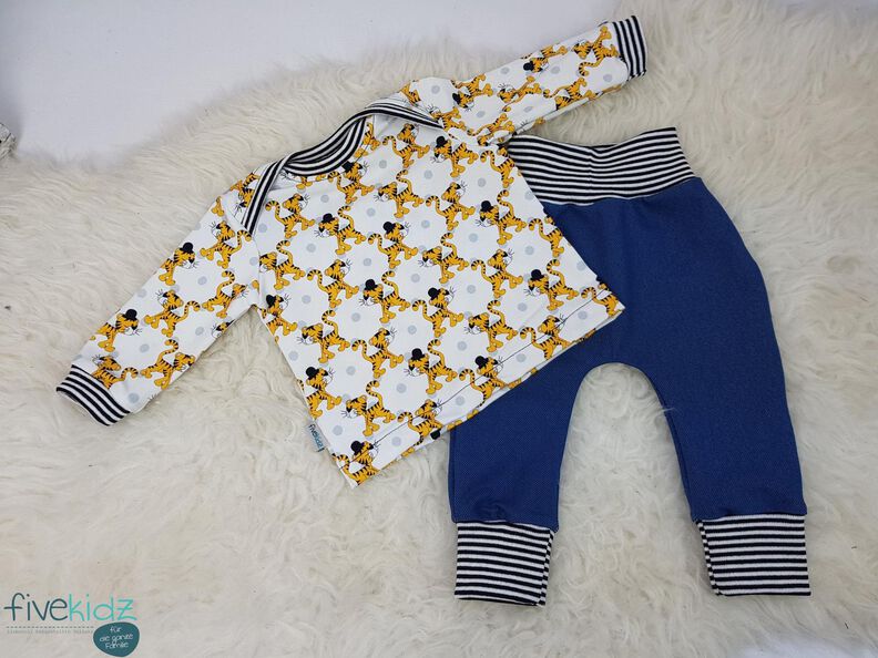 Newborn-Set LOU Hose+Shirt Gr. 50-92 icl. gratis Plottdatei image number 9