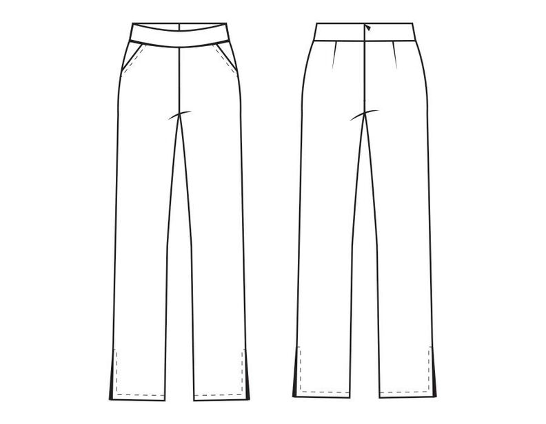 Hose Kyana N&auml;hanleitung + Schnitt image number 2