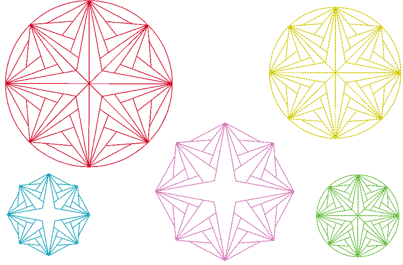 Stickdatei - Mandala Stern - schnell und einfach image number 4