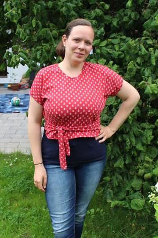 Madita Cropped Shirt Damen Gr. 32-42 Beamerfähig image number 6