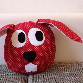 Hase, Kinderkissen, Osterdeko, Schnitt und Anleitung