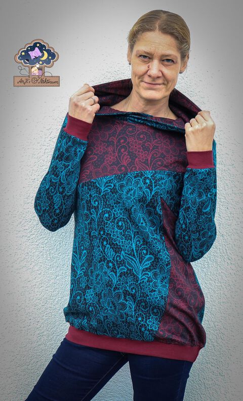 Damen-Hoodie Miss Moonie Gr. 34 - 54 inkl. A0  image number 6