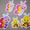 Stickdatei - Biene mit Schmetterling Cute  thumbnail number 8
