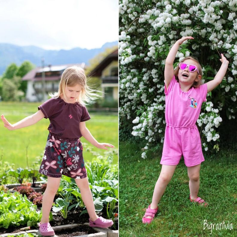 Kinder Jumpsuit Jersey Verschlusslos LOMPAT ♥ Gr. 98-164 image number 3