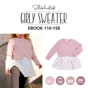 Girly Sweater | Schleiferlwerk | eBook | Größen 110-158