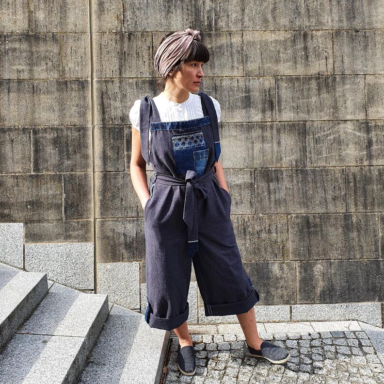 Jumpsuit "Leyla" lang und kurz Schnittmuster & Anleitung image number 6