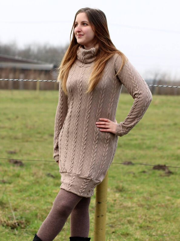 HOODIEKLEID MIT UMSTANDSKLEID-VARIANTE  Gr 32 - 50 image number 5