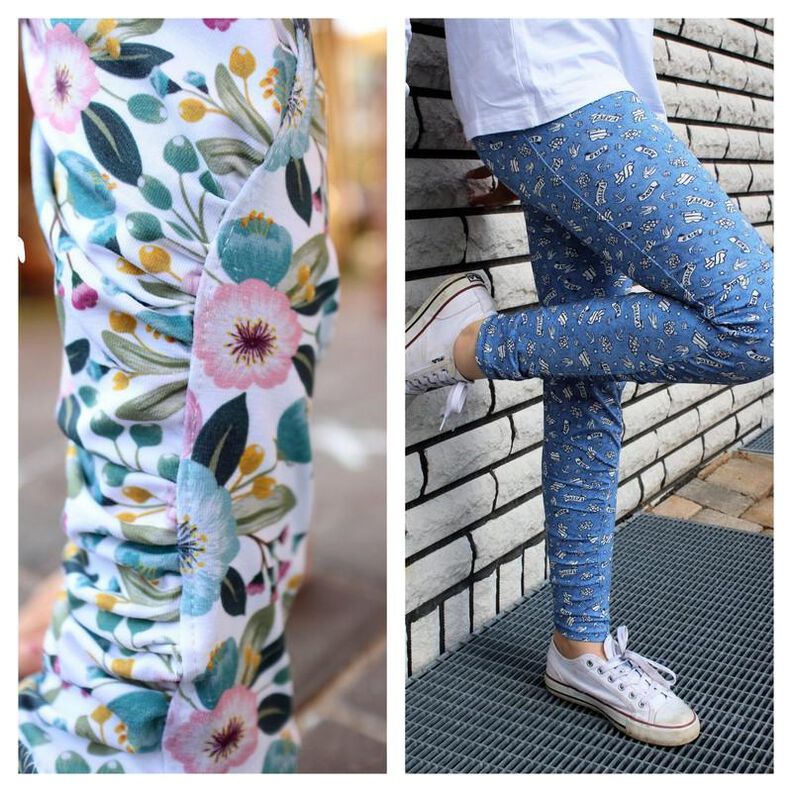 Leggins Laura mit Raffung Gr. 86-176 image number 1