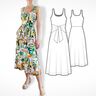 Kleid Sophie | Größen 34-44 | mit illustrierter Nähanleitung thumbnail number 4