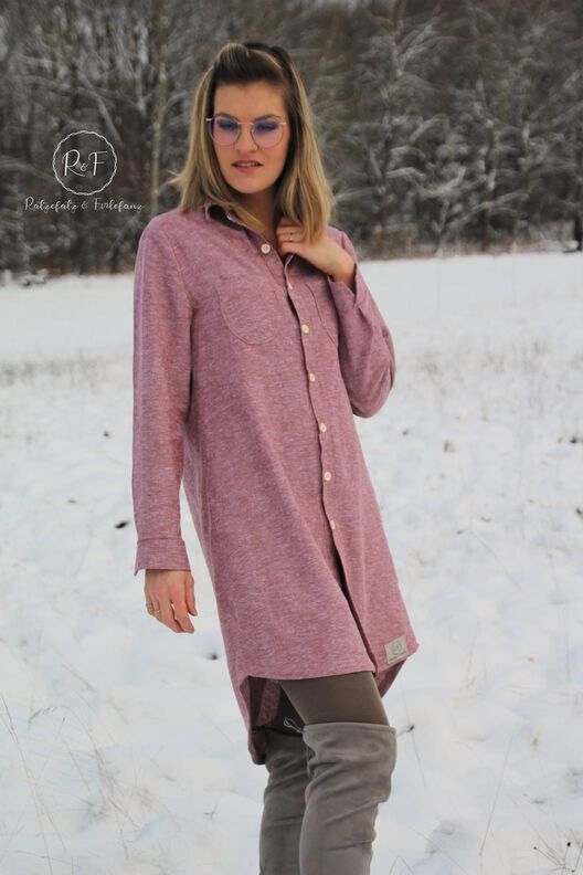 Oversized Bluse "Cotton" (Gr. 34 - 48) image number 5