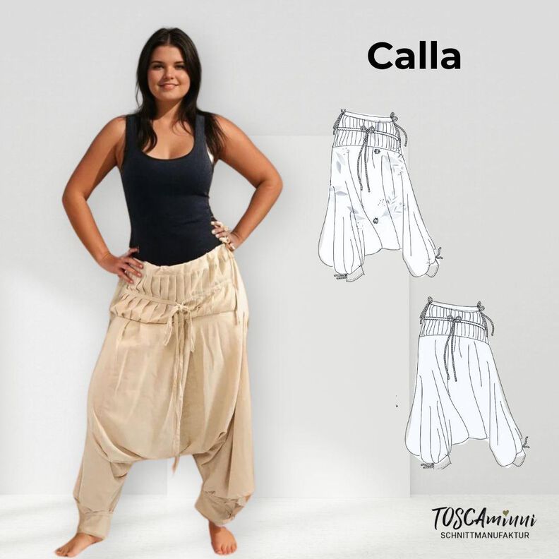Sarouelhose Calla Gr. 34-46 Schnittmuster image number 1