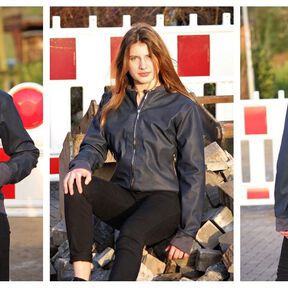 Collegejacke "Bennie", Schnittmuster Gr. 158-46