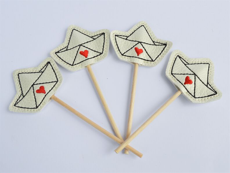 Stickdatei Schiff Boot ITH Schiffchen Stabstickdatei image number 5