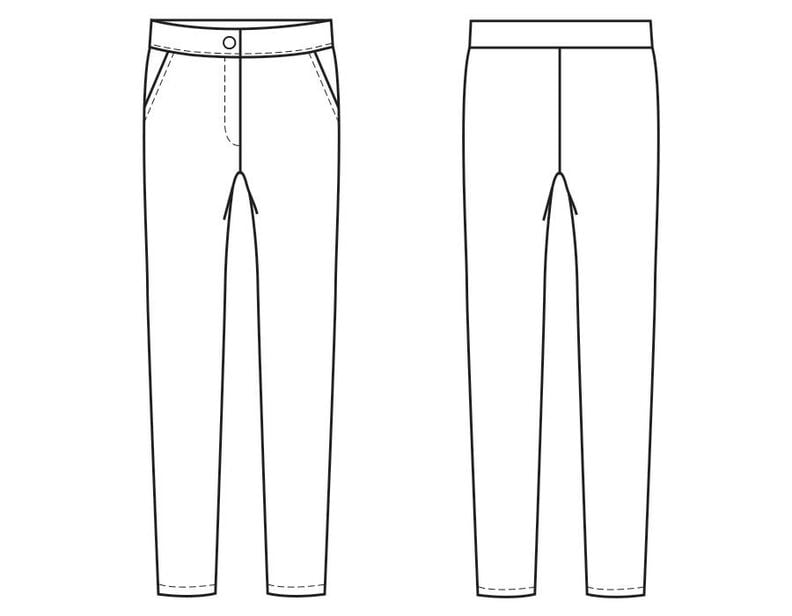 Hose Ymee N&auml;hanleitung + Schnitt image number 3