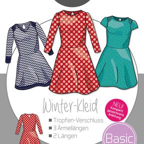Ebook Basic Winterkleid Damen Gr. 32 - 48 DIN A4 PDF