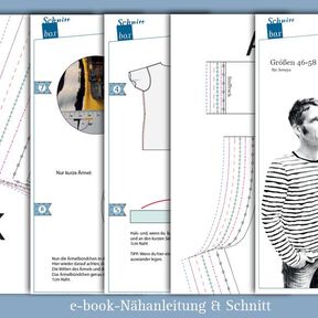 Herrenshirt Marino, Schnittmuster Gr. 46-58/XS-XXXL