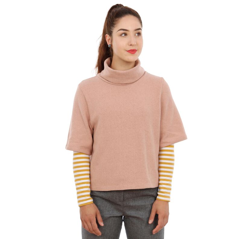 FRAU DÖRTE - Rollkragenpulli mit kurzenÄrmeln XS-XXL image number 1