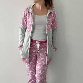 Jogging/Hausanzug Lotta Gr. 32-56 beamerfähig