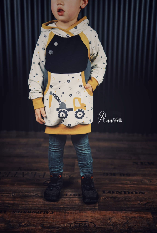 E-Book Raglanhoodie Gr. 104 - 140 image number 2
