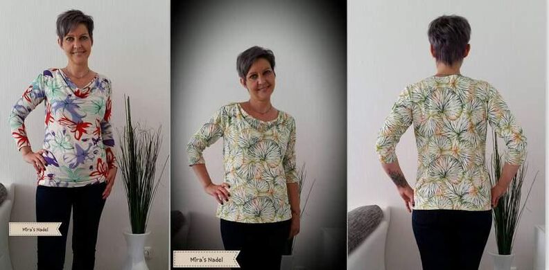 Ebook Wasserfallshirt CLARE Gr. XS-XXL image number 8
