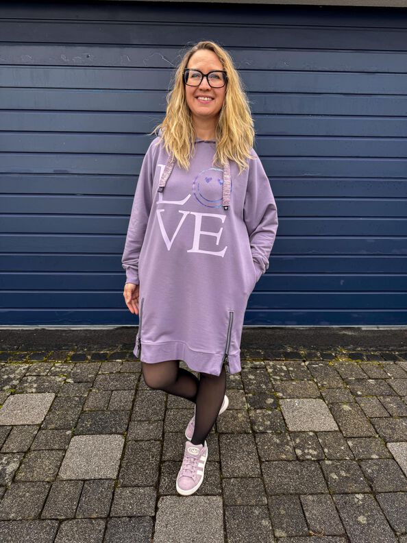 Longhoodie LARINO Gr. 32-56 gratis Plottdatei Schnittmuster image number 6