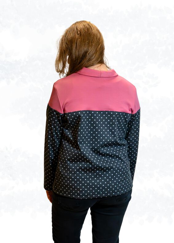 Kikyo schicker Pullover mit Wickelkragen BU 80-116, A4+A0 image number 8